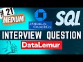 JP MORGAN CHASE Interview Question Solved - SQL Card Launch Success Everyday Data Science
