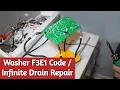 How to Fix the F3E1 Pressure Sensor Code Infinite Drain - Whirlpool Washing Machine Board Repair