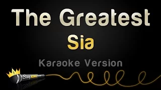 sia the greatest karaoke version 