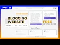 Complete Responsive Bloggin Website Design Using HTML - CSS