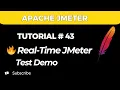 JMeter Real Time Example Step-by-Step Performance Testing for Beginners
