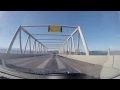 Crossing amazing hood canal bridge wa