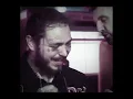 Post Malone explains face tattoo Always tired