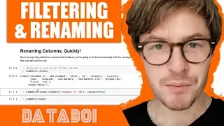 Pt 2 Filtering Renaming Columns in Pandas Learn Python for Marketing
