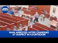 Man arrested after charging at suspect in Horry County courtroom