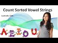 Leetcode Count Sorted Vowel Strings Daily LeetCoding Challenge