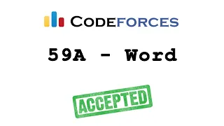 Codeforces 59A - Word solution Bangla Cpp language