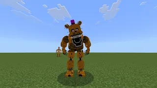 dany fox fnaf 4 addon in minecraft pe