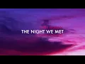 Lord Huron - The Night we met  ft. Phoebe Bridgers (lyrics)