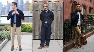 How Men Can Style a Denim Jacket The Right Pants Shirt and Shoes to Maximize the Look