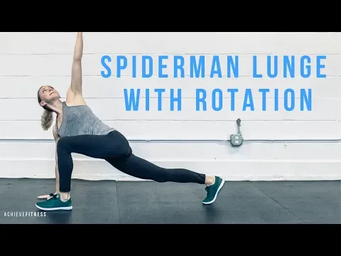 Spiderman Lunge with Rotation