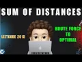 Sum of Distances Detailed From Brute Force Dry Runs Leetcode 2615 codestorywithMIK