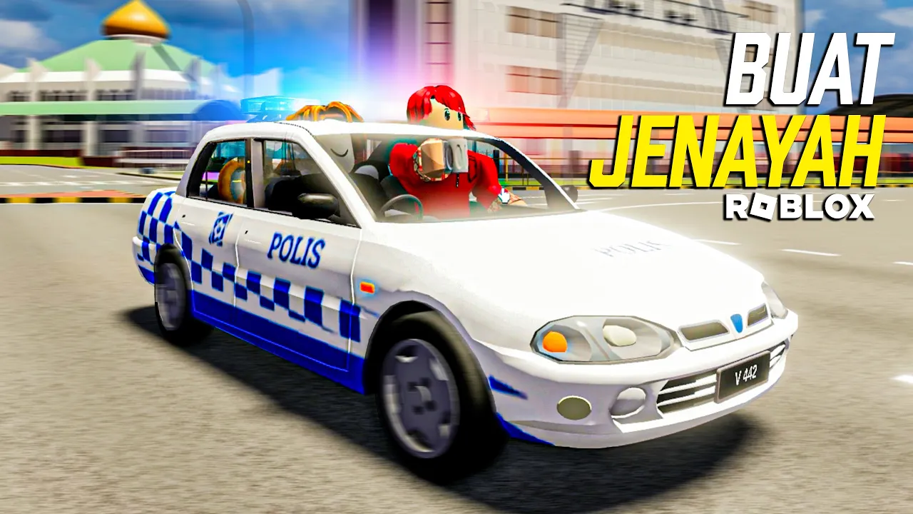 AKU CURI KERETA POLIS WAKTU MEMBER KENA KEJAR?!