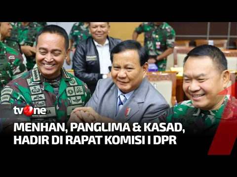 Bahas Anggaran 2023 & Isu Aktual, Komisi I Rapat dengan Menhan & Panglima