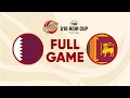 LIVE - Qatar v Sri Lanka FIBA U18 Asia Cup 2026 Group Phase