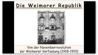 Download Novemberrevolution 1918 und ihre Folgen (Weimarer Republik) 1/3 MP3