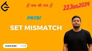 Leetcode 645 Set Mismatch Array Hashing POTD 22Jan2024