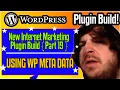 WordPress Meta Data - WordPress Plugin Development 2021 part 19