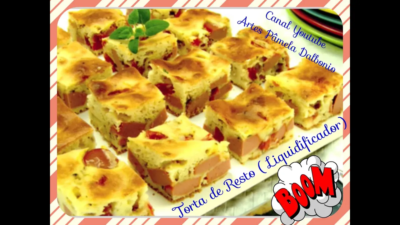 FAÇA TORTA SALGADA EM MINUTOS USANDO O (LIQUIDIFICADOR) TORTA MISTA