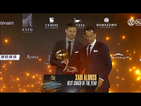 Download MP3 Xabi Alonso awarded with Best Coach Award