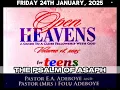 Open Heavens Teens Friday 24th January 2025