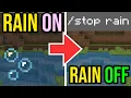 How To DISABLE RAIN In Minecraft FOREVER In Bedrock Edition