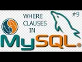 How to Use WHERE CLAUSE in MySQL and PHPMyAdmin