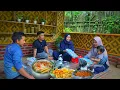 Lagu Leven in het dorp | Nasi Liwet eten met gasten uit Majalengka