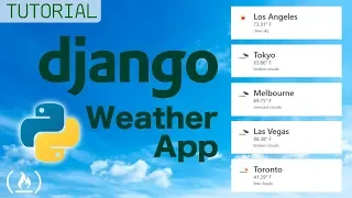 Weather App - Django Tutorial Using Python Requests