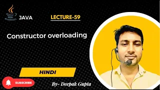 Core Java part59 Java Constructor Overloading Explained Tutorial with Examples