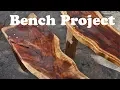 Saman Wood Monkeypod Wood Natural Edge Bench Project