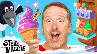Finger Family Gingerbread House Story for Kids with Steve and Maggie Ice Cream for Kids