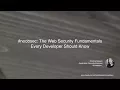 The Web Security Fundamentals That Every Web Developer Should Know