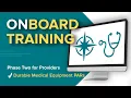 OnBoard Phase Two Training for Health Care Providers