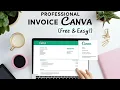 How to Create a Professional Invoice in Canva Free Easy