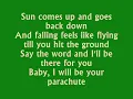 Parachute - Chris Stapleton (Lyrics)