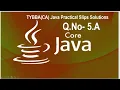 Q5a Java program to display following pattern JAVA Practical solutions TYBBA CA