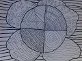 how to draw a adult coloring page zentangle