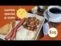 What s for breakfast Pasadena Sunrise special for 15 00 plate38 M W Th F 9-11am