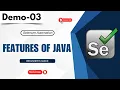 Selenium Automation Demo 03 Features Of Java Tutorial for Beginners