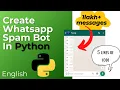 WhatsApp Spam bot with Python Prank your friends English