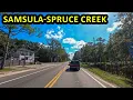 Samsula-Spruce Creek Florida Driving Through