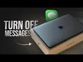 How to Turn Off Messages on Mac