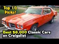 Best 6 000 Classic Cars for Sale by Owner on Craigslist - Top 10 Picks