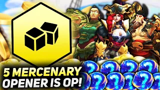 5 MERCENARY OPENER WITH MASSIVE CASHOUT INTO FREE FIRST!! | Teamfight Tactics Patch 11.23