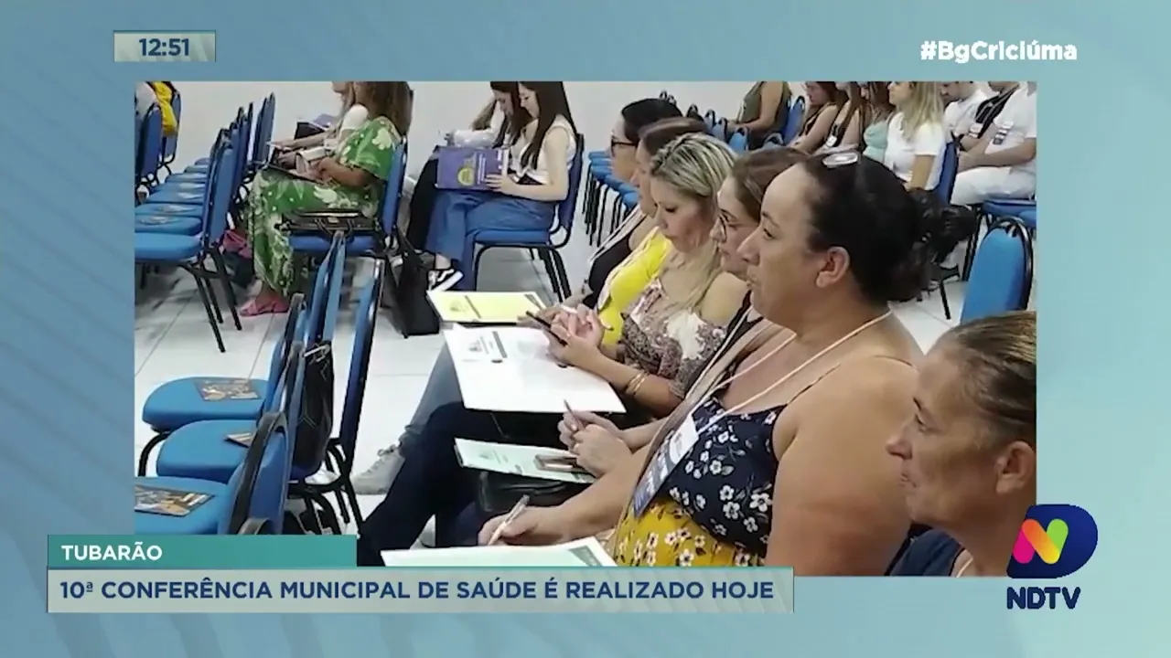 Giro de Notícias: Tubarão realiza 10ª Conferência Municipal de Saúde nesta quinta-feira