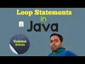 Loop Statements in Java Iteration Statements Java Tutorial for Beginners