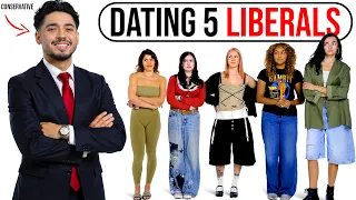 1 Conservative Man Blind Dates 5 Liberal Women!