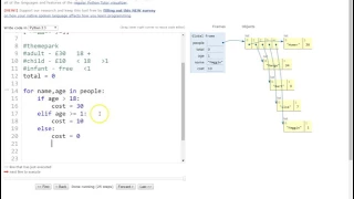 Python - If statements and 2D Lists Easy Tutorial
