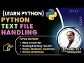 How to Read Write and Manipulate Text Files in Python Beginner-Friendly Tutorial Lecture 12 1